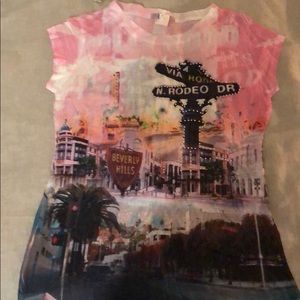 Davida women’s Hollywood shirt Sz L NWT